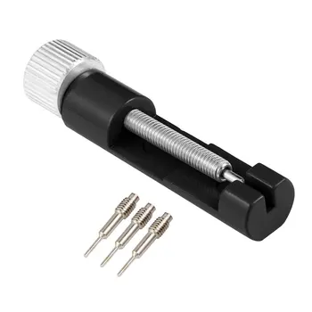 

Pratical Watch Repair Tool Kit Case Opener Adjuster Pins Bracelet Link Watch Strap Band Remover Kit