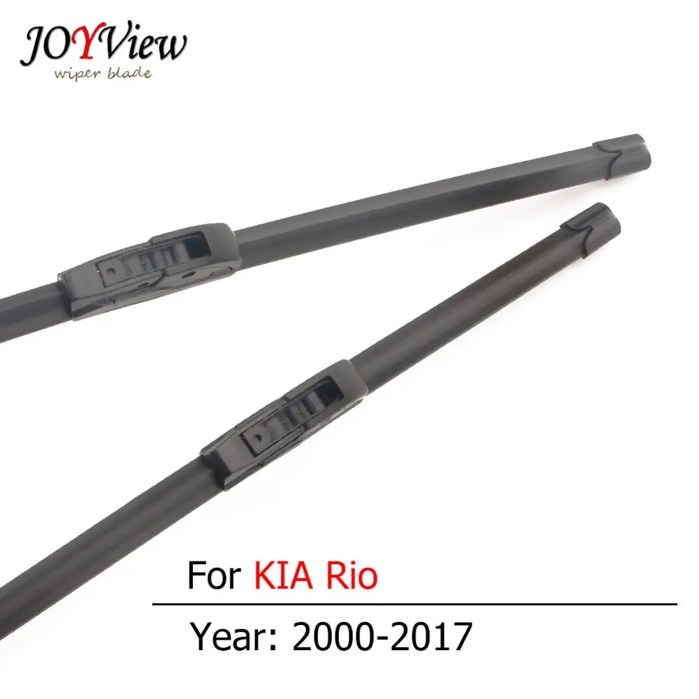 S410 Car Front Wipers for KIA Rio Model Year From 2000 to Hook Type Windshield Wiper Blades 2pcs a set