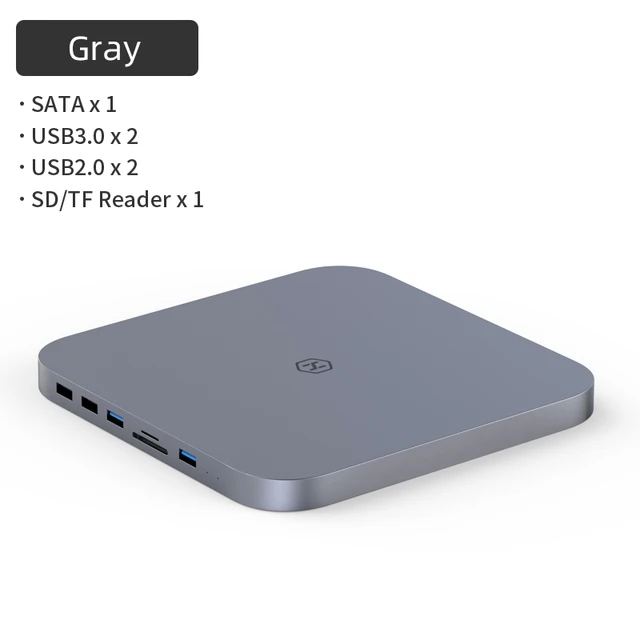 Cubo de habilis USB-C com gabinete de disco rígido