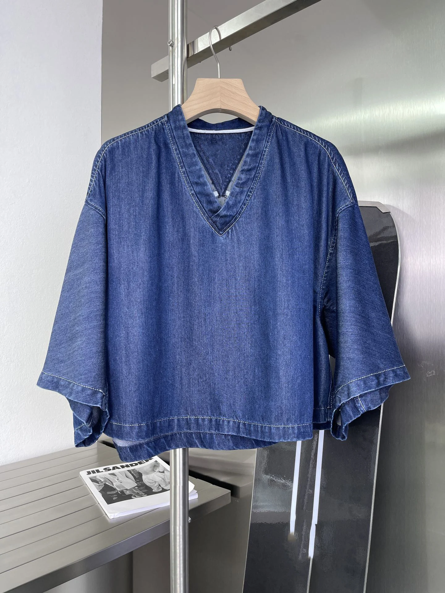 Женский джинсовый костюм топ с коротким рукавом и джинсовые брюки 2021 |