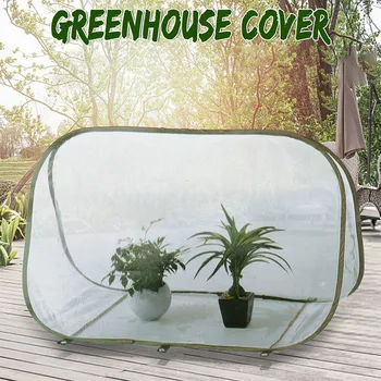 

Mini Greenhouse Outdoor Grow Tent Grow Bag Grow House PVC Cover Triangle Folding Garden Warm House