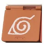 for Naruto Новая ограниченная серия, полный корпус, Замена корпуса для Gameboy Advance SP для G B A SP, чехол для игровой консоли - Цвет: for Naruto