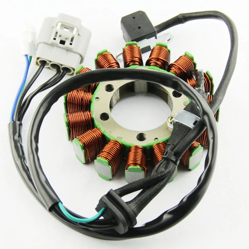 Мотоцикл магнитная катушка статора 18 полюсов 12V катушки для Suzuki 32101-33H00 LTZ400 Quadsport Z400 3210133H00
