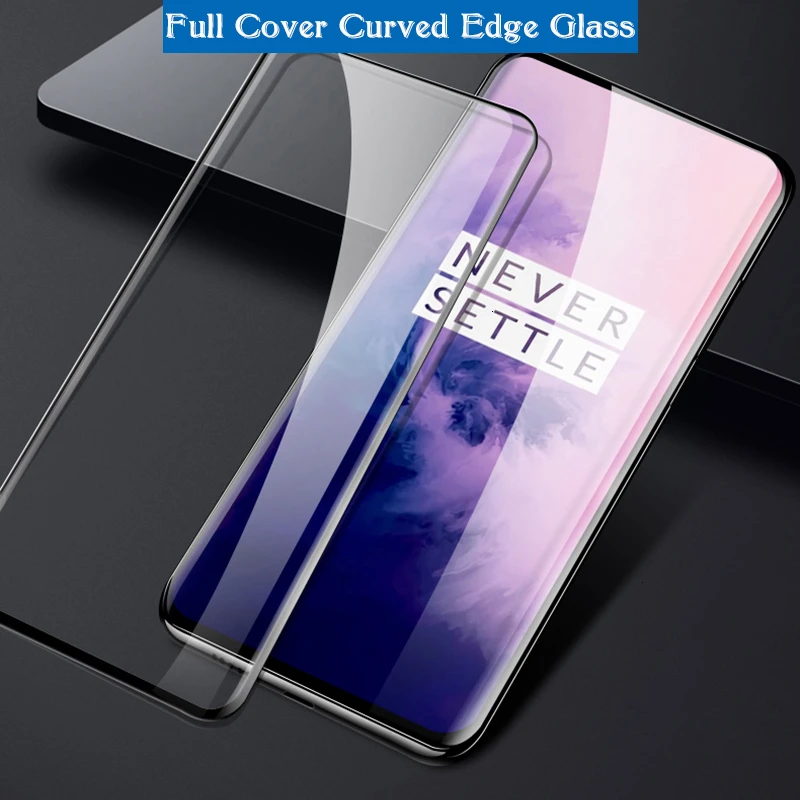 Для OnePlus 7T 7 Pro 5G mlaren 9H 0,3 мм защитная пленка из закаленного стекла на весь экран для One Plus 7 Pro 5G черная пленка