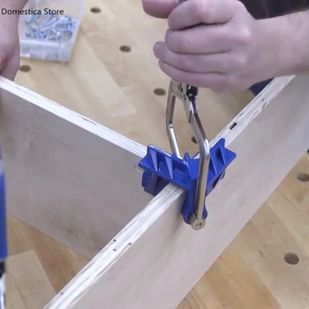 

Auto-adjustable 90 Degree Right Angle Woodworking Clamp Quick Clamp Pliers Picture Frame Corner Clip T-Clamp Hand Tool