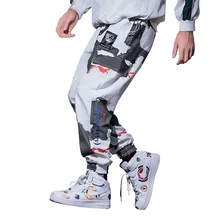 Для мужчин брюки больших размеров осенне стиль европейских и американских-Стиль стильные Молодежные-Стиль Повседневное свободного кроя длиной до лодыжки узкие джинсы