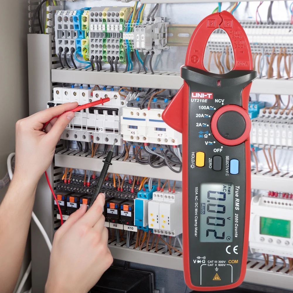 

Digital Handheld Clamp Multimeter True RMS Voltmeter Ammeter Ohmmeter AC/DC Voltage Current Capacitance Resistance Diode Tester