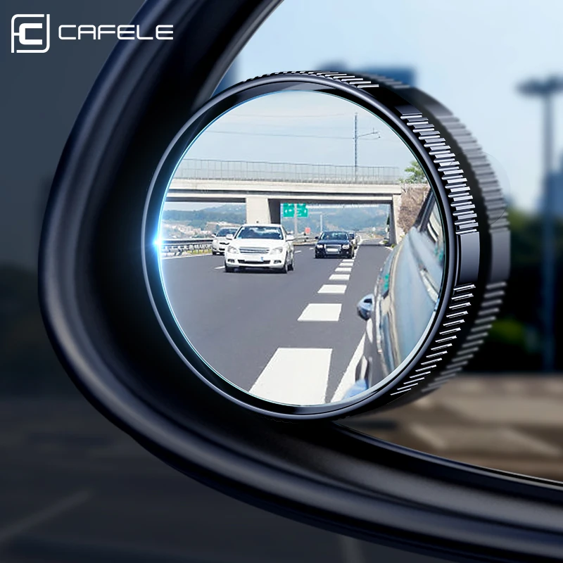 CAFELE Car Blind Spot Mirror Round Car Rearview Mirror Motorcycle Car Accessories Wide-angle Circle Convex Mirror Suction Up