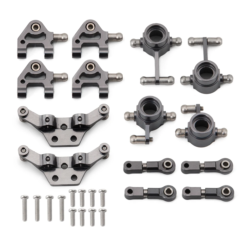 YEAHRUN 14 шт./компл. металл полный набор обновления Запчасти для Wltoys 1/28 P929 P939 K979 K989 K999 K969 Rc автомобиль Запчасти