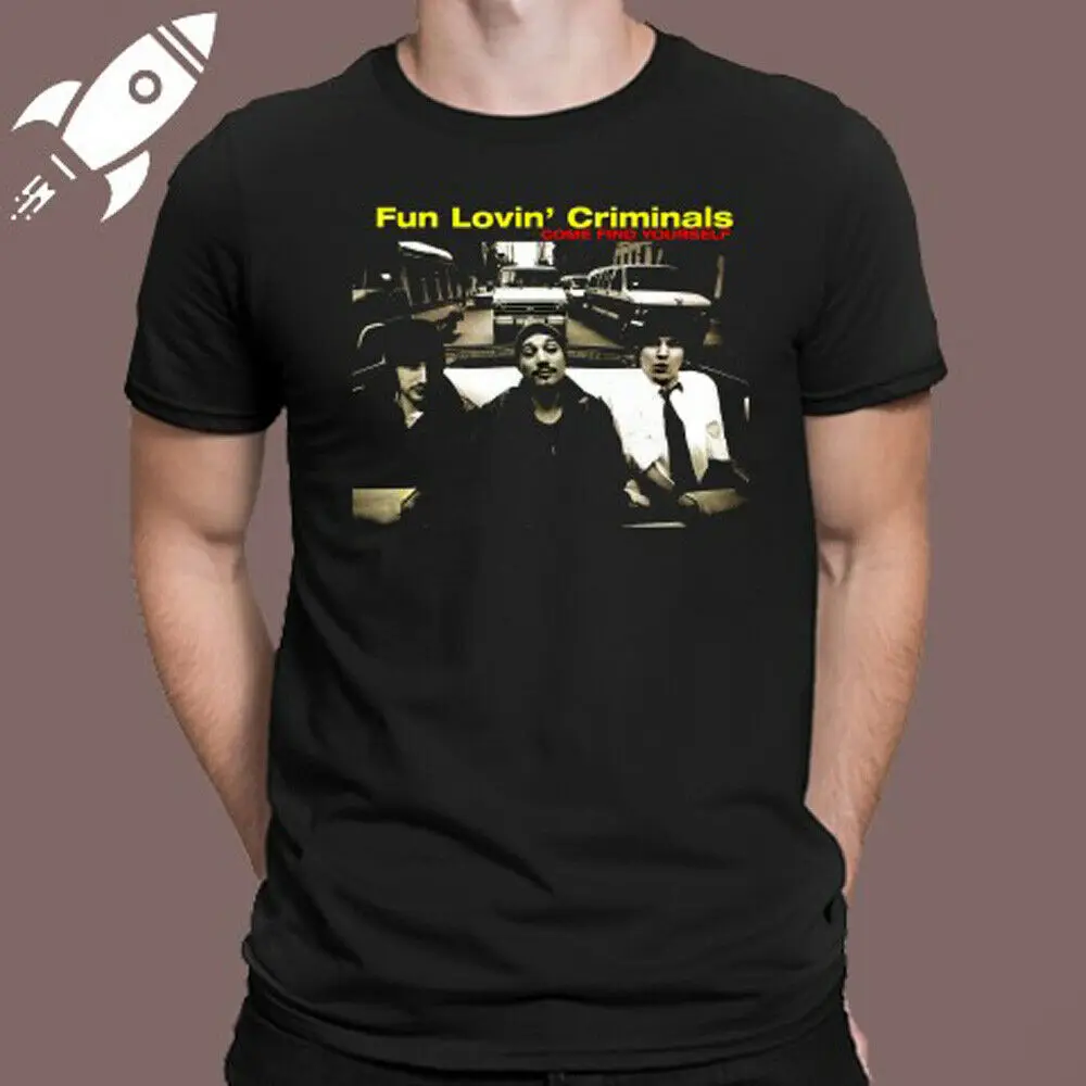 FUN LOVIN cripties найти себя Мужская Черная Футболка размер S M L XL 2XL 3XL |
