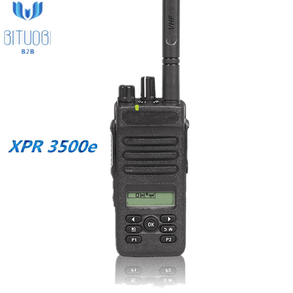 XPR3500e DMR стандартный портативный двухсторонний УКВ радио с 128 каналов Bluetooth Водонепроницаемый шумоподавление портативная рация