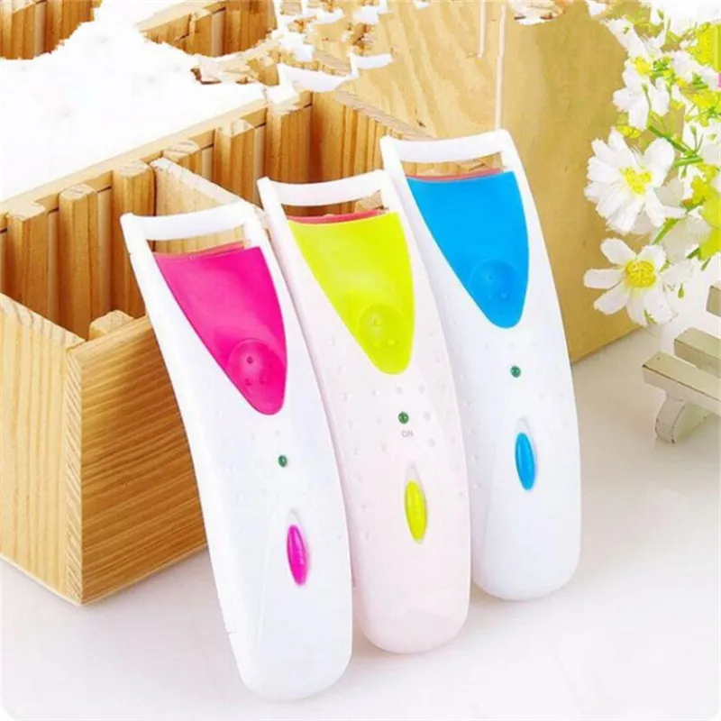 Women Makeup Electric Heated Eyelash Curler Long Lasting Eye Lash Perm Heated Eyelashes Clip Recourbe Automatic Tool eyelash curler