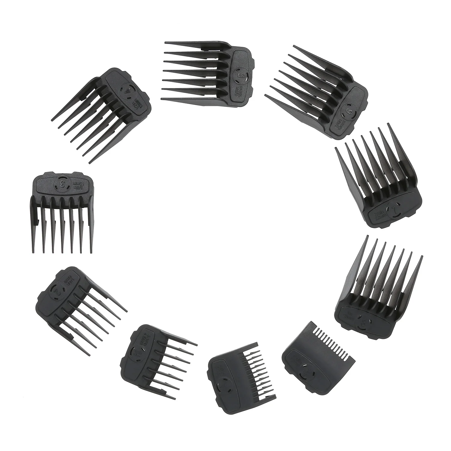 10 шт. машинка для стрижки волос лимит расческа руководство набор вложений с адсорбцией для электрической машинки для стрижки волос Бритва для стрижки аксессуар