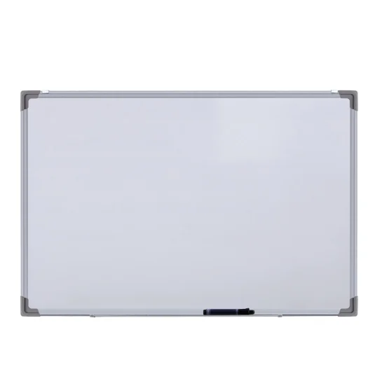 

Magnetic Whiteboard, 120x120 cm (48x48 inches) White Board, Dry Erase Board, Silver Aluminum Frame (SM537)