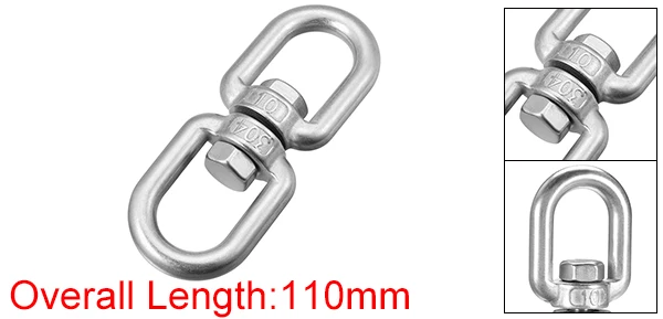 M10 (1 pcs) Uxcell M10 поворотное двухстороннее круглое вращающееся подъемное кольцо, болт для глаз 1 шт - Цвет: M10 (1 pcs)