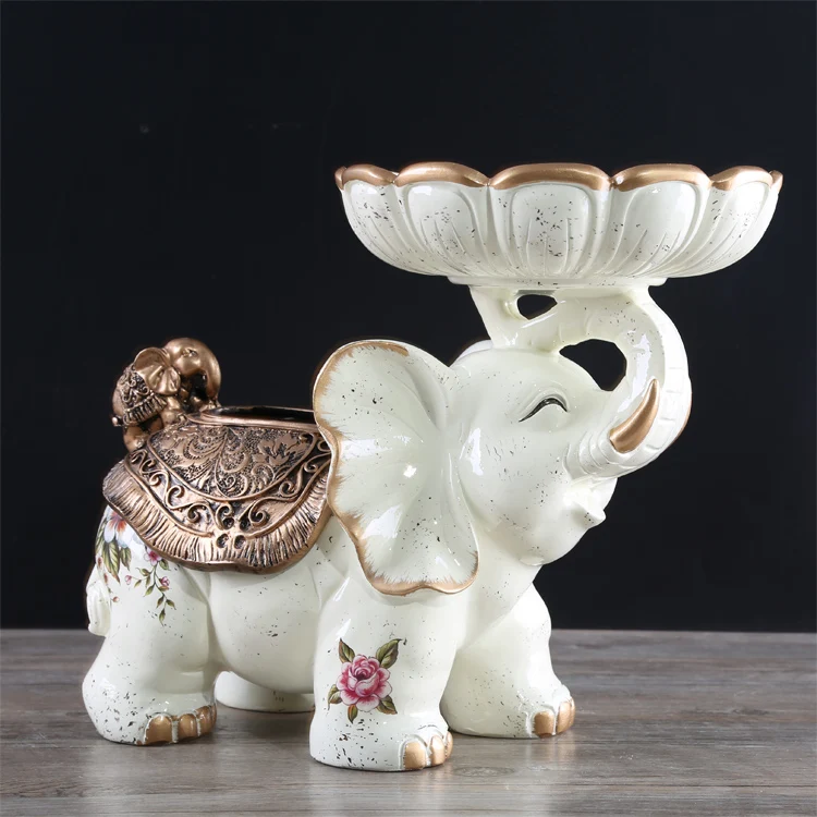 Коробка для платочков лоток Многофункциональный гостиной композиция украшения журнальный столик слон лоток для салфеток дистанционное управление коробка для хранения - Цвет: J