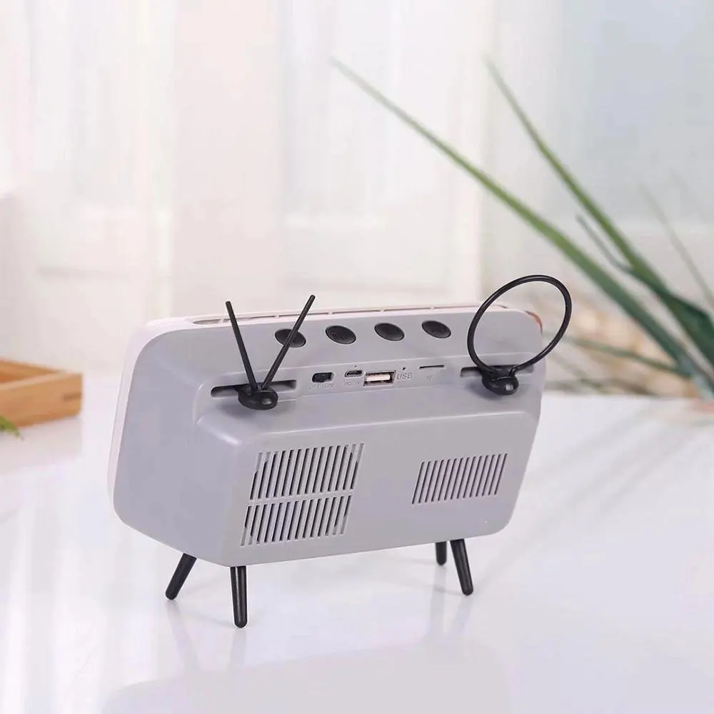 Bluetooth Динамик ТВ Ретро BT дизайн портативный держатель для мобильного телефона радио