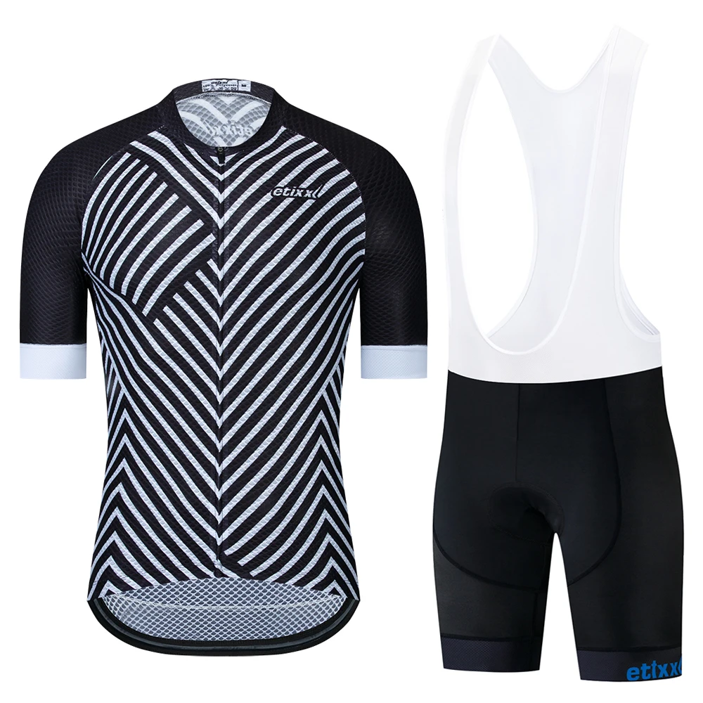 Etixx Ropa Ciclismo Hombre велосипедная одежда Pro с коротким рукавом Велоспорт Джерси и летние шорты-комбинезон с для велоспорта велосипедные наборы