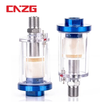 

AF-02 High Pressure 1/4'' Water Oil Separator Inline Air Filter Moisture Trap For Compressor Spray Paint Gun Pneumatic Parts
