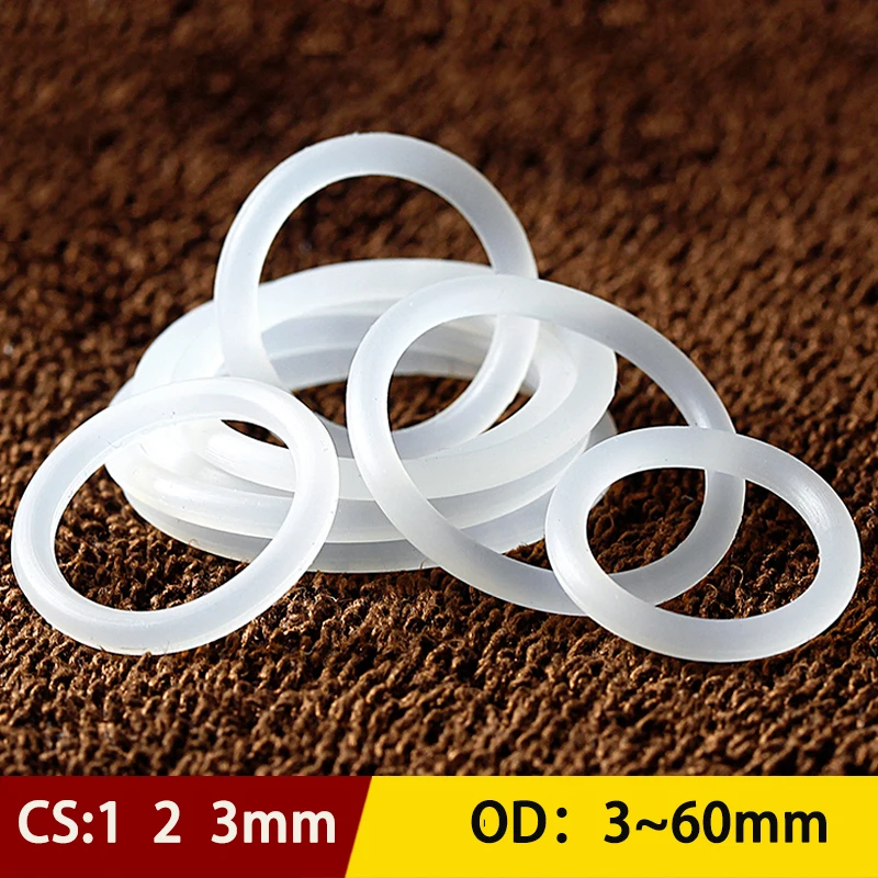 Уплотнительное кольцо VMQ 10 шт. уплотнительная прокладка CS 1 2 3 мм OD ~ 60 силиконовая