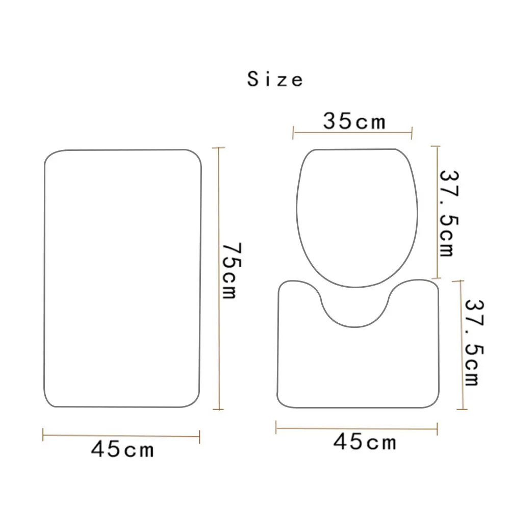 Душ Шторы s Любовь День Святого Валентина 4 шт./компл. ПВХ Красивая Ванная комната коврик сиденье для унитаза крышка домашний декор из полиэстера