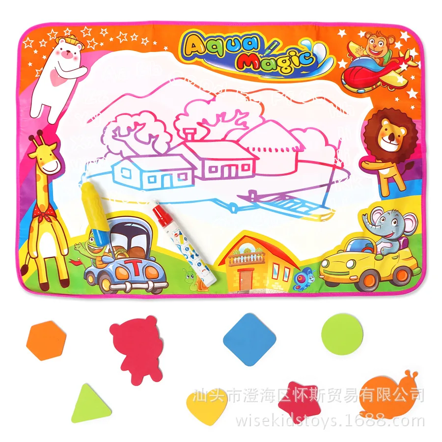 

Children Magic Water Canvas Doing Homework Blanket Graffiti Sketchpad Extra Large Environmentally Friendly Water Canvas Recyclin