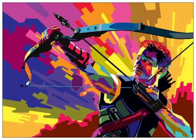 21 Акварельный стиль Marvel плакат супергероя Железный человек Халк высокое качество холст живопись Высокое качество домашний Декор без рамки o389 - Цвет: 21