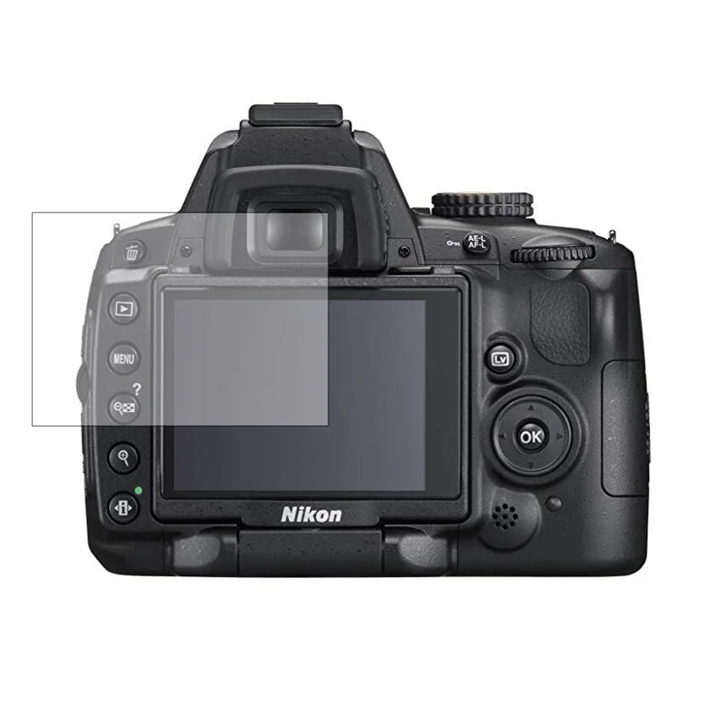 Tempered Glass Protector Cover For Nikon D5000 DSLR Camera LCD Display Screen Protective Film Guard Protection