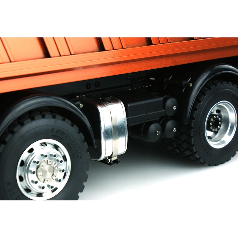 1/14 RC металлический LESU Scania 8x8 гидравлический самосвал блокировка дифференциала