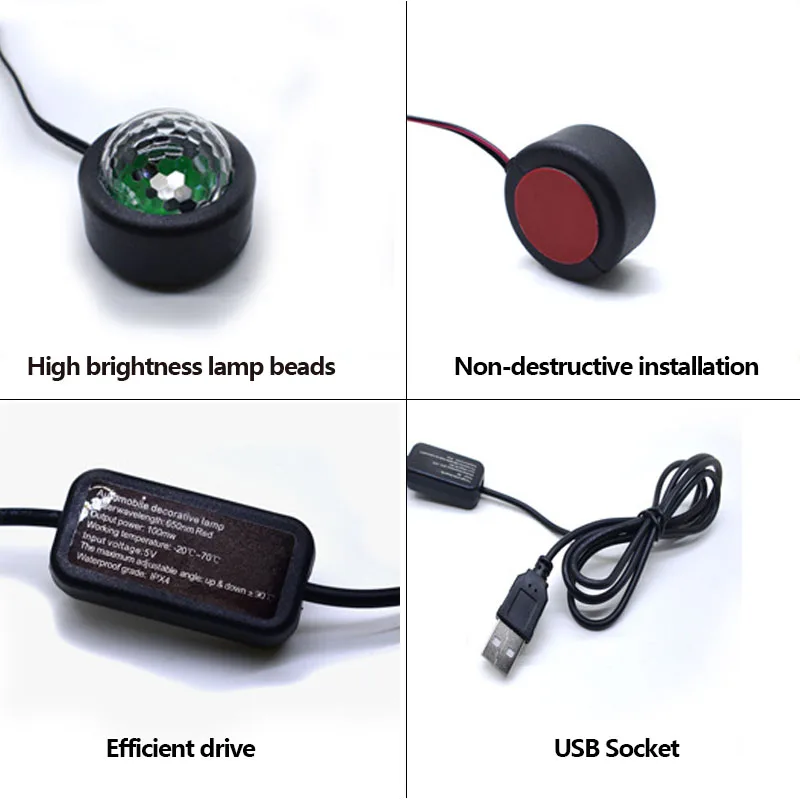 4 In 1 Car LED Atmosphere Lights Colorful RGB Interior Floor Foot Lights Universal Auto USB Decorative Ambient Lamp Car Styling 4 In 1 Car LED Atmosphere Lights Colorful RGB Interior Floor Foot Lights Universal Auto USB Decorative Ambient Lamp Car Styling