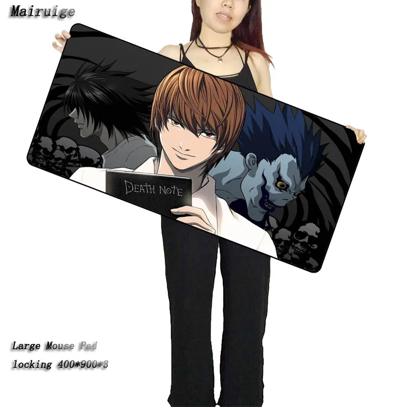  Japanese Anime Death Note Large Mouse Pads for PC Computer Laptop Notbook Play Mat OverLock Mouse P