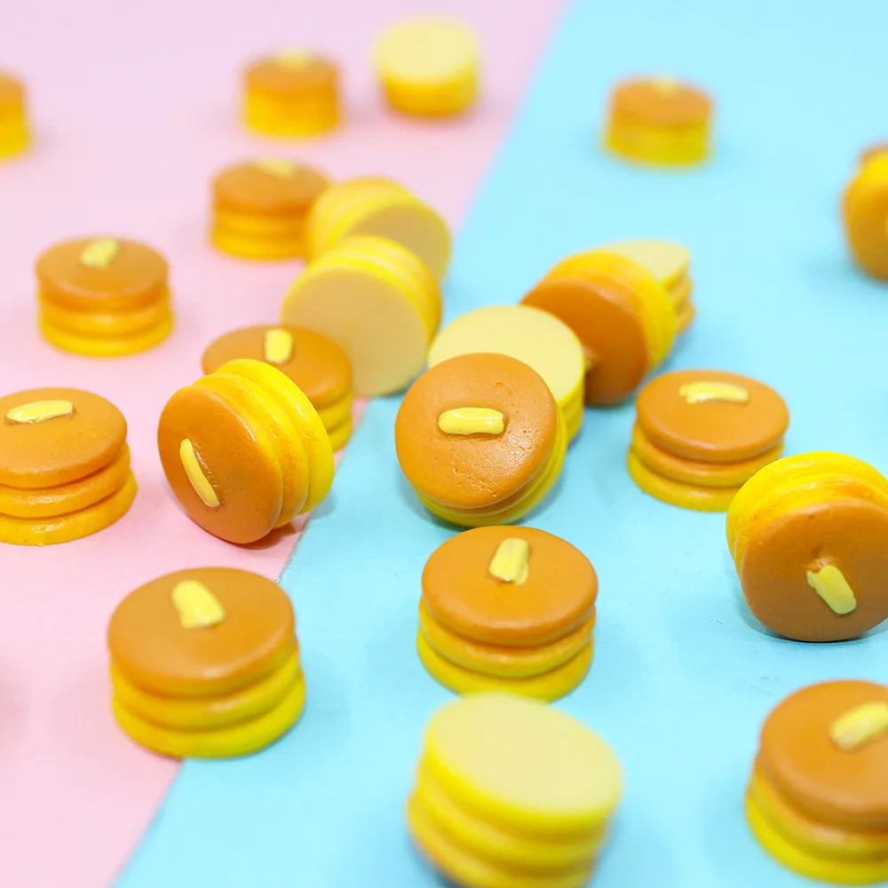 5/10 Pcs Mini Bread Cake for 1:12 doll house Miniature Pretend Play Kitchen Food Accessories Toy