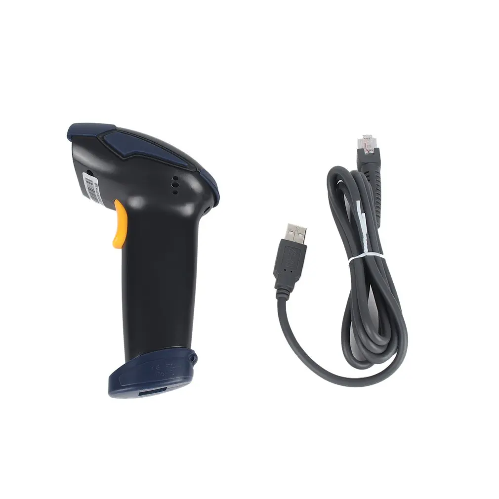 

2D Barcode Scanner USB Wired Automatic Barcode Scanner Scanning Barcode Bar-code Reader Black Simple Installation