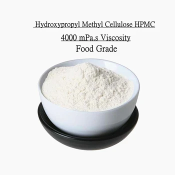 Hydroxypropyl 메틸 셀룰로오스 HPMC 식품 학년 HPMC Hypromellose 셀룰로오스 하위 포장 4000 mPa.s 점도