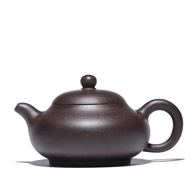 Black Brown Pot Аутентичный китайский чайник для заварки чая Jiuli Cinnabar Нефритовое молоко фиолетовый; песок чайник для чая керамика художника ручной работы черный коричневый Zisha чайник чайный набор кунг-фу - Цвет: Black Brown Pot