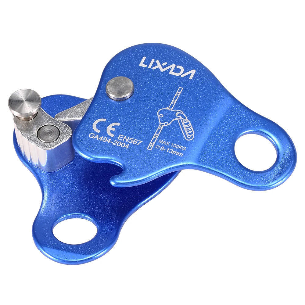 Lixada Открытый скалолазание защитный Ascender 220LB скалолазание Belay устройство веревка Захват Открытый скалолазание такелаж 8-13 мм веревка