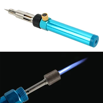 

NICEYARD Burner Butane Solder Iron Hot Air Gun Cordless Welding Pen Adjustable Temperature Gas Soldering Iron