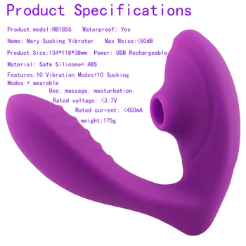 Sexual Toy Sucking Dildo Vibrator 10 Speed Vibrating Sucker Oral Sex Suction Nipple Clitoris Stimulator Erotic Sex Toy for Women 3