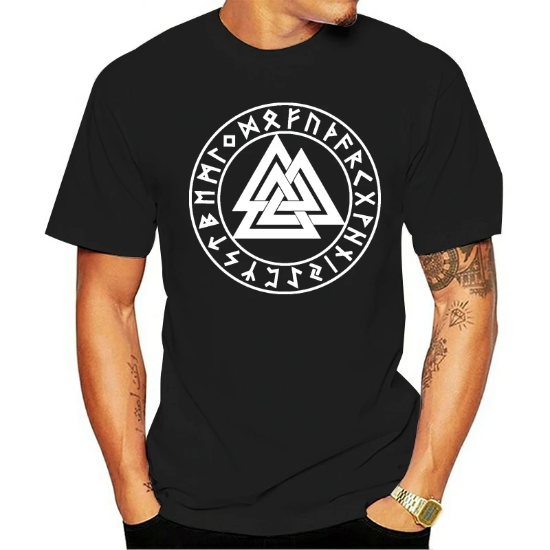 

2020 Leisure Fashion 100% Cotton O-neck T-shirt Valknut Rune S To 6Xl Norse Odin Viking Ragnarok Thor Valhalla