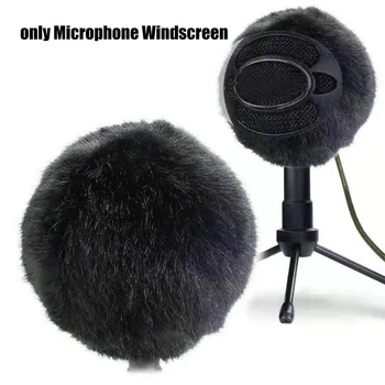 

Filter Condenser Noise Reduction Artificial Fur Fluffy Cover Recording Protective Muff Microphone Windscreen For Yeti PRO