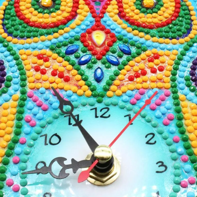 Сова DIY алмазная живопись часы полная дрель специальная форма алмазная живопись вышивка крестиком настенные часы домашний декор