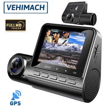 

Dual Lens Car DVR GPS Dash Cam Camera WDR 1080P Auto Video Recorder Night Vision Registrator IPS 24h Parking Monitor G-Sensor