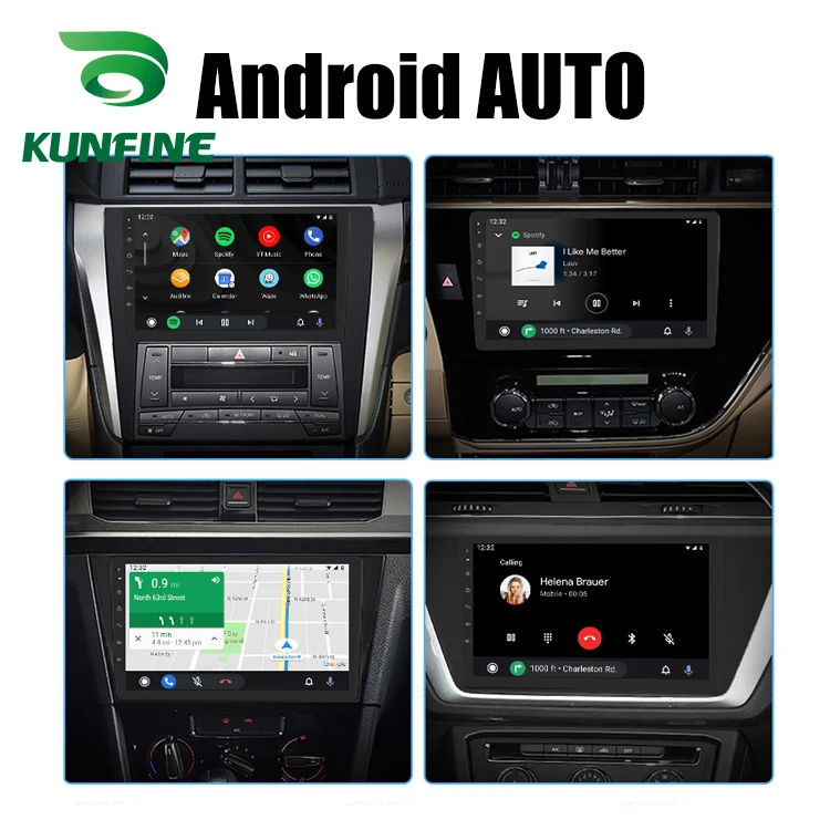 KUNFINE Wireless Wire Apple CarPlay Dongle for Android Car stereo Unit USB Carplay Stick with Android AUTO (13)