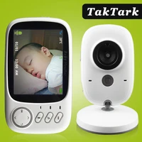 3.2 inch Wireless Video Color Baby Monitor High Resolution Baby Nanny Security Camera Night Vision Temperature Monitoring 5