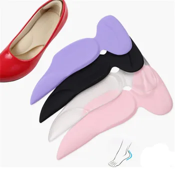 

1 Pair High Heel Shoes T-Shape Anti-slip Gel Heel Liner Grip Shoes Insert Foot Protection High Heel Pads Insoles Cushion Pad