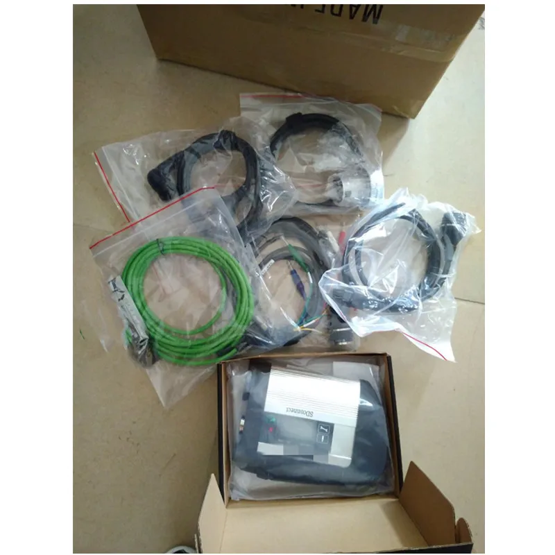 OBD2 сканер MB STAR C4 мультиплексор Звездный Диагностика SD Подключение C4,12 полное Программное обеспечение HHTwin с CFC2 CF-C2 диагностический инструмент