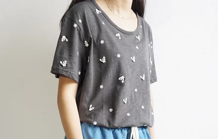 Белые Серые футболки женские летние топы Camisetas Mujer плюс размер свободный короткий рукав Харадзюку собаки печати футболки Femme тройники