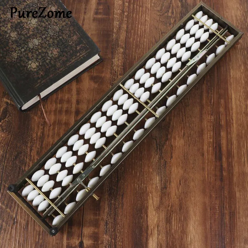 

17 Digits Rods Soroban Standard Abacus Chinese Japanese Calculator Counting Tool Math Learning Beginners