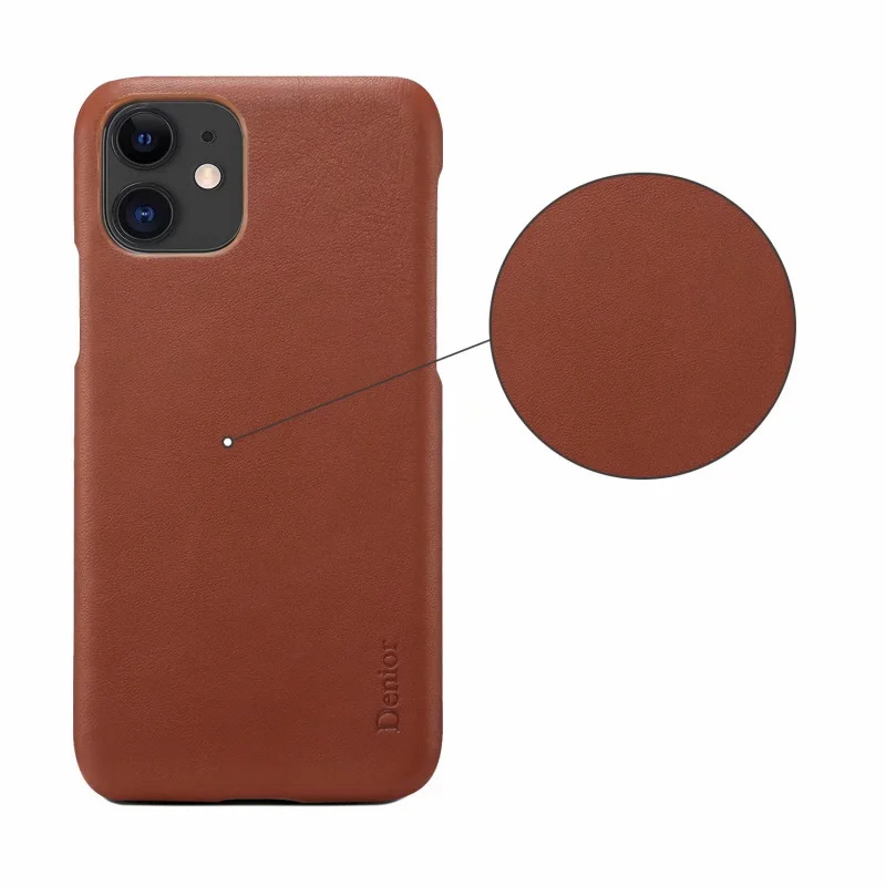 Luxury retro real cowhide anti-fall mobile phone case Fhx-17K for iPhone 7 8Plus X XR XS MAX 11 11Pro MAX mobile phone case