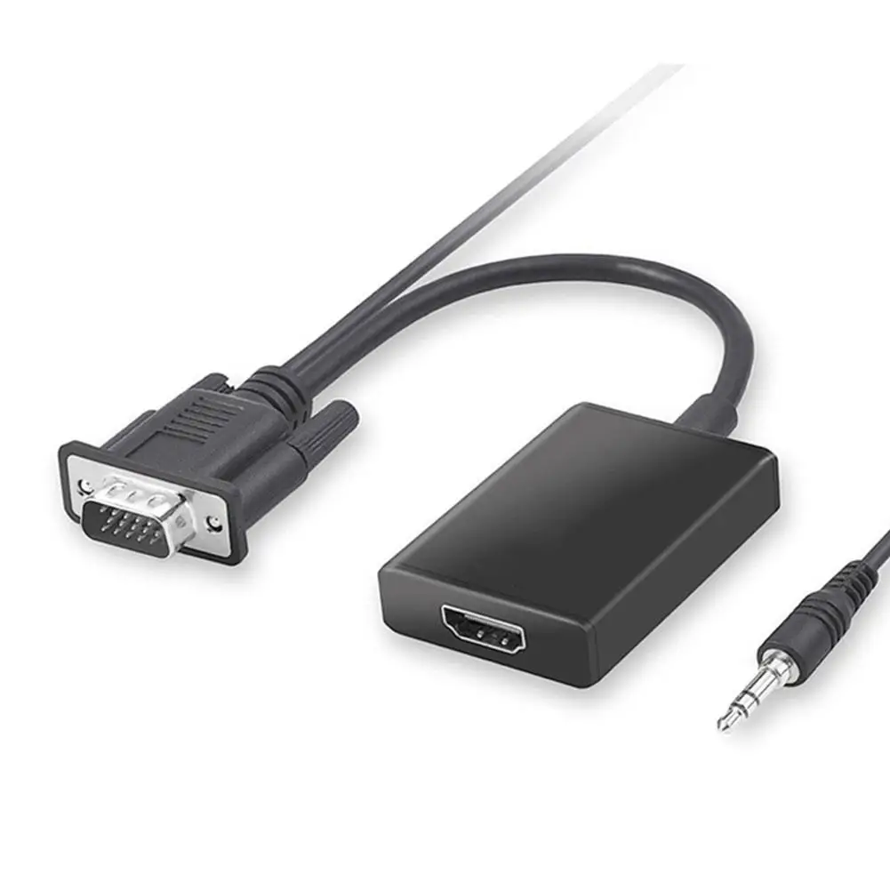 BL VGA Male to HDMI Female Converter Adapter with USB Cable for Computer Projector Easy To Install No Need Set Up | Компьютеры и офис